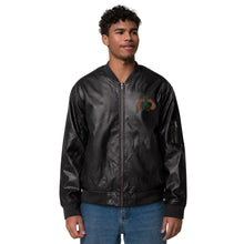 Load image into Gallery viewer, Leather Bomber Jacket
