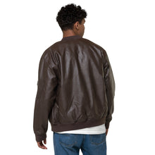 Load image into Gallery viewer, Leather Bomber Jacket
