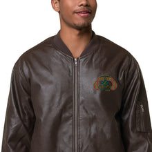 Load image into Gallery viewer, Leather Bomber Jacket
