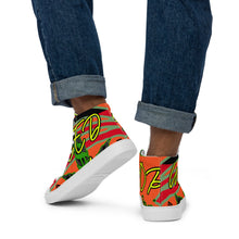 Load image into Gallery viewer, Men’s high top canvas shoes
