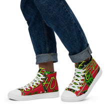 Load image into Gallery viewer, Men’s high top canvas shoes
