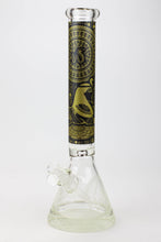 Load image into Gallery viewer, 16&quot; Egyptian Hieroglyph / 9 mm / Glow in the dark / Glass Bong  [MG22]_4
