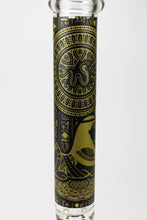 Load image into Gallery viewer, 16&quot; Egyptian Hieroglyph / 9 mm / Glow in the dark / Glass Bong  [MG22]_17
