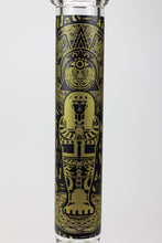 Load image into Gallery viewer, 16&quot; Egyptian Hieroglyph / 9 mm / Glow in the dark / Glass Bong  [MG22]_16
