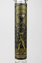 Load image into Gallery viewer, 16&quot; Egyptian Hieroglyph / 9 mm / Glow in the dark / Glass Bong  [MG22]_5
