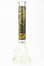 Load image into Gallery viewer, 16&quot; Egyptian Hieroglyph / 9 mm / Glow in the dark / Glass Bong  [MG22]_6
