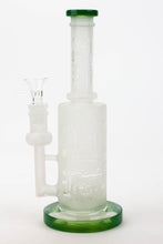 Load image into Gallery viewer, 9.5&quot; Sandblasting glass water bong with tire diffuser [Q14]_1
