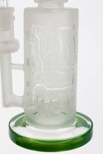 Load image into Gallery viewer, 9.5&quot; Sandblasting glass water bong with tire diffuser [Q14]_7
