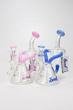 Load image into Gallery viewer, 8&quot; SOUL Glass 2-in-1 single chamber recycler bong_3
