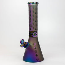 Load image into Gallery viewer, 13&quot; XTREME Glass / 7 mm / Sandblast Electroplated Glass beaker Bong [XTR-M209]_8
